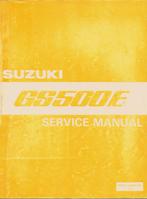 Suzuki GS500 E Service Manual (4745z) motor, Motoren, Ophalen of Verzenden, Suzuki