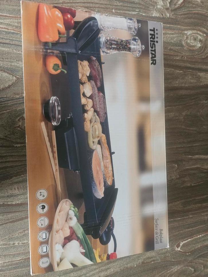 Tristar Gourmetset Bakplaat Grill, Witgoed en Apparatuur, Gourmetstellen, Nieuw, Ophalen