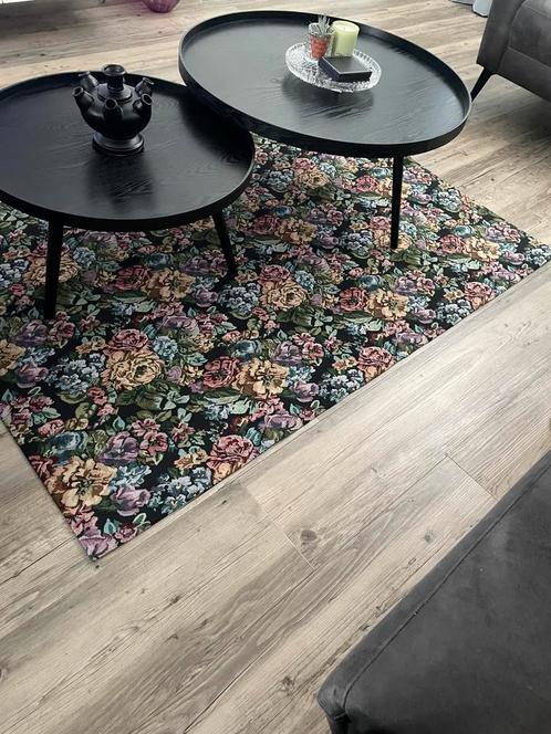 leuk gebloemd vloerkleed 1.60 x 1.30, Huis en Inrichting, Stoffering | Tapijten en Kleden, Zo goed als nieuw, 100 tot 150 cm, 150 tot 200 cm