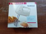Tomado retro electrische handmixer TM2101, als nieuw, Ophalen of Verzenden, Zo goed als nieuw, 3 snelheden of meer