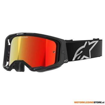 Alpinestars Vision 8 Corp Goggle, Zwart-Rood beschikbaar voor biedingen