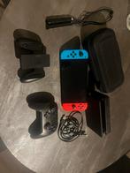 Nintendo Switch OLED + Extra's, Ophalen, Zo goed als nieuw, Met 2 controllers, Switch OLED