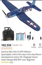 Ready to fly RC VLIEGTUIG corsair mini F4U, Hobby en Vrije tijd, Modelbouw | Radiografisch | Vliegtuigen, Ophalen of Verzenden