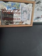 Coca-Cola Spiegel met Vintage Afbeelding, Antiek en Kunst, Ophalen of Verzenden, Rechthoekig, Minder dan 50 cm, Minder dan 100 cm