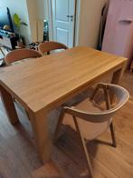 Mooie houten eettafel, Huis en Inrichting, Tafels | Eettafels, Ophalen, 100 tot 150 cm, Eikenhout, 50 tot 100 cm