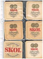 BIERVILTJES SKOL, Verzamelen, Biermerken, Verzenden, Nieuw, Viltje(s), Overige merken