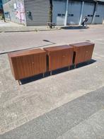 Vintage teak sideboards 350,-  per stuk, Huis en Inrichting, Kasten | Dressoirs, Ophalen, ,, ,, ,