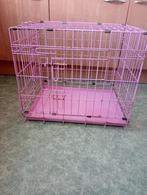 Nette roze hondenbench, Ophalen of Verzenden, Gebruikt