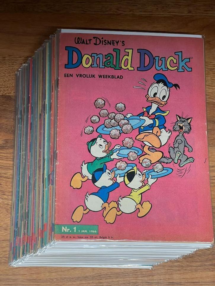 Donald Duck jaargang 1966, Boeken, Stripboeken, Gelezen, Complete serie of reeks, Ophalen of Verzenden