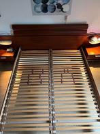 Te koop 2 persoons bed incl lattenbodems, Huis en Inrichting, Slaapkamer | Bedden, Ophalen, Tweepersoons, Zo goed als nieuw, 180 cm