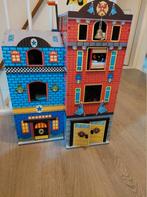 Kidscraft poppenhuis brandweer en politie, Ophalen, Gebruikt, Poppenhuis