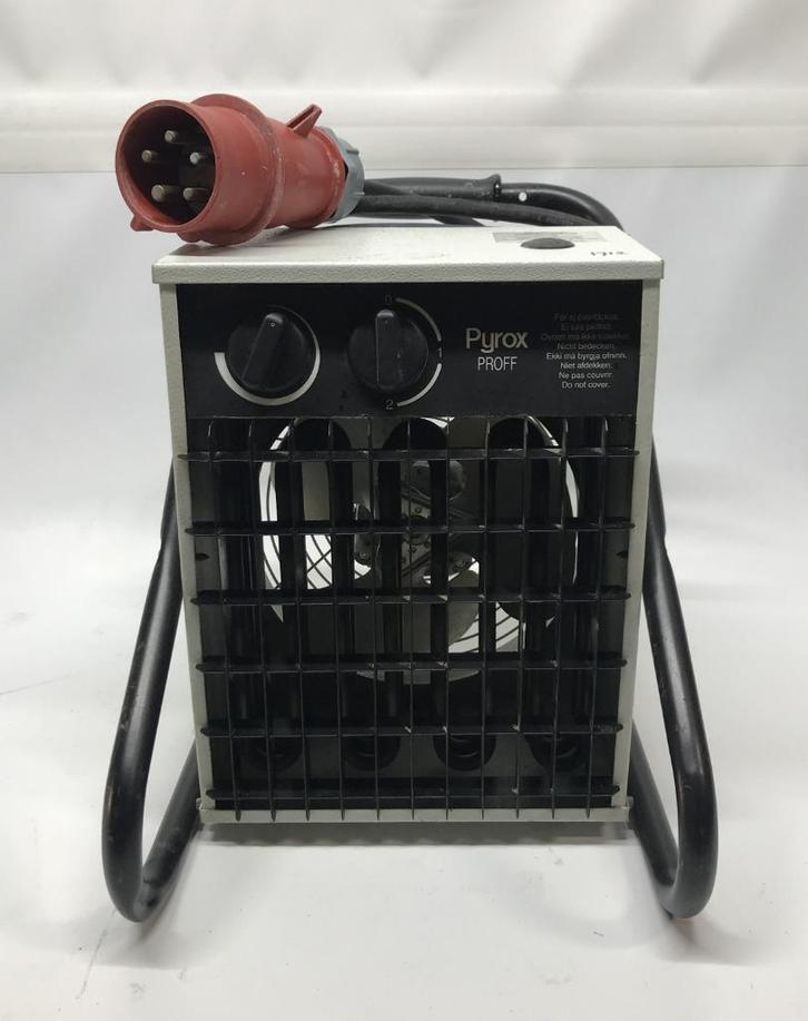 Heteluchtkachel, Pyrox Proff, 400 volt, Doe-het-zelf en Verbouw, Verwarming en Radiatoren, Gebruikt, Kachel, 800 watt of meer