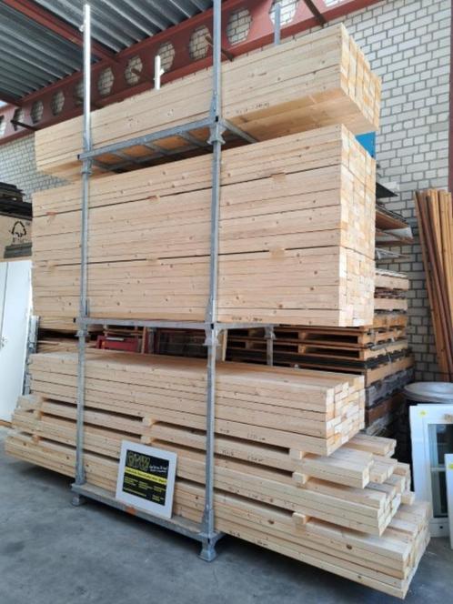 geschaafde vuren houten balken 44x120 mm, 250 tot 360 cm., Tuin en Terras, Palen, Balken en Planken, Gebruikt, Balken, 250 cm of meer