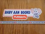 sticker BABY AAN BOORD  olifant PLAYSKOOL *, Ophalen, Zo goed als nieuw, Sticker