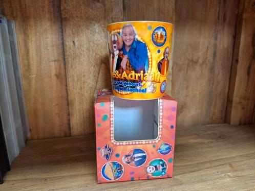 Zeldzame bassie en Adriaan mok met doos, Verzamelen, Overige Verzamelen, Zo goed als nieuw, Ophalen of Verzenden