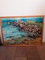 Kleurrijk schilderij, Antiek en Kunst, Ophalen