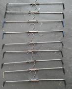 Spanners,Kledinghangers,Rok,Broek,Hangers,metaal,veer,15 x, Kleding | Dames, Kledinghangers, Ophalen of Verzenden, Nieuw, Metaal