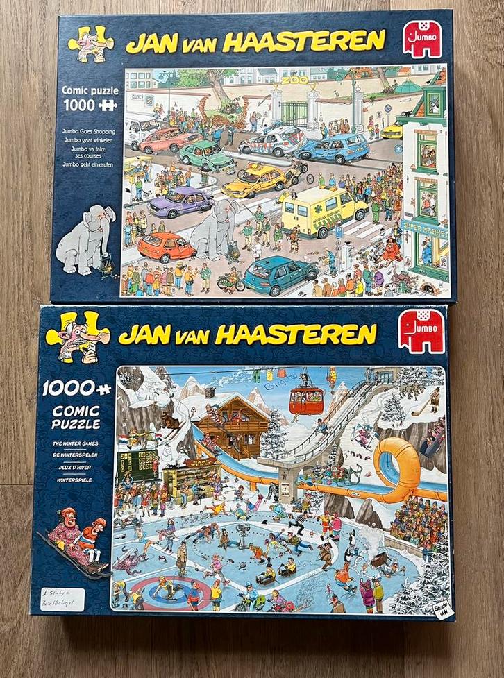 Diverse Jan van Haasteren puzzels, Hobby en Vrije tijd, Denksport en Puzzels, Zo goed als nieuw, Legpuzzel, 500 t/m 1500 stukjes