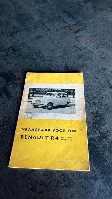 Vraagbaak Renault R4 vanaf 1961 Kluwer Olyslager 1963. beschikbaar voor biedingen
