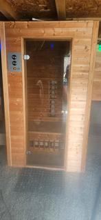 Te koop kleine sauna in mooie staat., Sport en Fitness, Ophalen of Verzenden, Zo goed als nieuw, Complete sauna