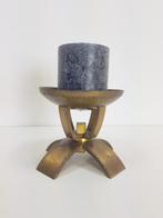 Vintage brutalist kandelaar messing mid century 1960 Regency