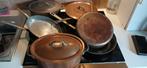 Koperen pannen set Made in france, Huis en Inrichting, Keuken | Potten en Pannen, Ophalen of Verzenden, Overige materialen, Pannenset