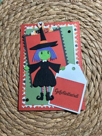 Handgemaakte Halloween Kaart beschikbaar voor biedingen
