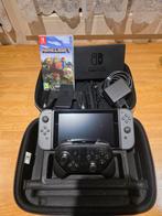 Nintendo Switch V2 met Minecraft, Switch 2019 Upgrade, Ophalen of Verzenden, Met 1 controller, Gebruikt