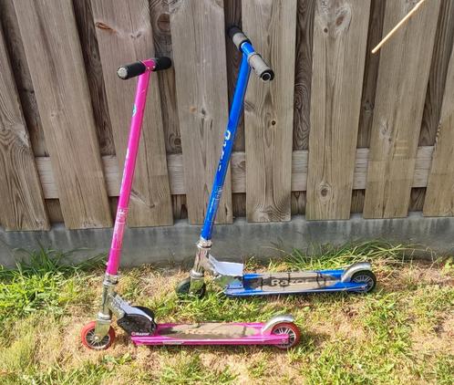 2x Razor step, roze en blauw, prijs teab!, Fietsen en Brommers, Steps, Gebruikt, Gewone step, Ophalen