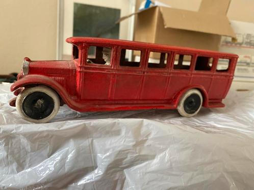 Seto Bus Gietijzer AB Skoglund  en Olsen Zweden - Zeldzaam!, Antiek en Kunst, Antiek | Speelgoed, Ophalen of Verzenden