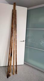 4x Bamboe stokken, Doe-het-zelf en Verbouw, Ophalen, 25 tot 50 mm, Zo goed als nieuw, 200 tot 250 cm