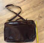 Dames (werk)tas bruin leer b/h 42/30., Ophalen of Verzenden, Zo goed als nieuw, Bruin, Handtas