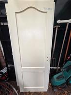 Vier hardhouten binnendeuren in goede staat, Doe-het-zelf en Verbouw, Deuren en Horren, Ophalen, Gebruikt, Minder dan 80 cm, Binnendeur
