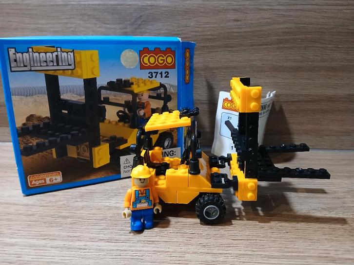 Cogo heftruc lego setje, Kinderen en Baby's, Speelgoed | Bouwstenen, Nieuw, Overige merken, Ophalen of Verzenden