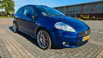 Fiat Punto 1.4 16V Turbo 3DR 2009 Blauw, Auto's, Fiat, Voorwielaandrijving, 15 km/l, 4 cilinders, Origineel Nederlands