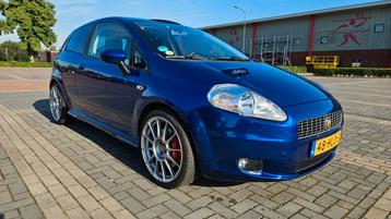 Fiat Punto 1.4 16V Turbo 3DR 2009 Blauw beschikbaar voor biedingen