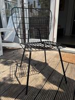 Zwarte Draadstaal Stoel, Huis en Inrichting, Stoelen, Ophalen, Gebruikt, Zwart, Metaal