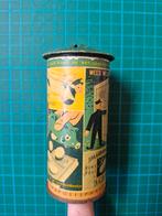 Oud spaarpotje van blik. Jaren 50-60., Verzamelen, Spaarpotten, Ophalen of Verzenden, Gebruikt, Metaal of Blik, Overige thema's
