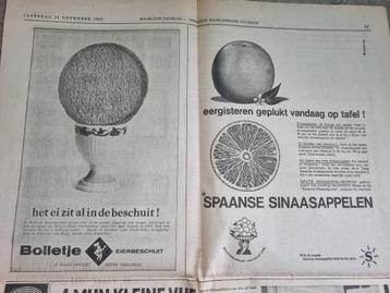 Advertentie Bolletje eierbeschuit (krant 1963) beschikbaar voor biedingen