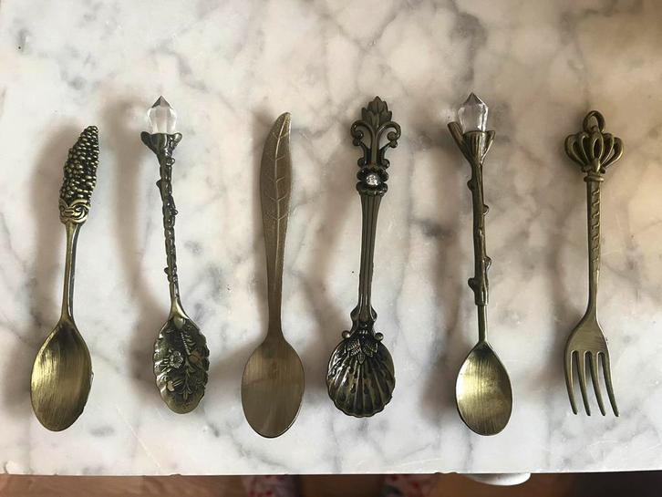 Sierlepeltjes Vintage Look., Antiek en Kunst, Antiek | Bestek, Ophalen of Verzenden