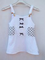 Stoer zwart-wit topje.Nieuw.Mt 152/158.Merk Pompom Casuals, Kinderen en Baby's, Kinderkleding | Maat 152, Meisje, ., Ophalen of Verzenden