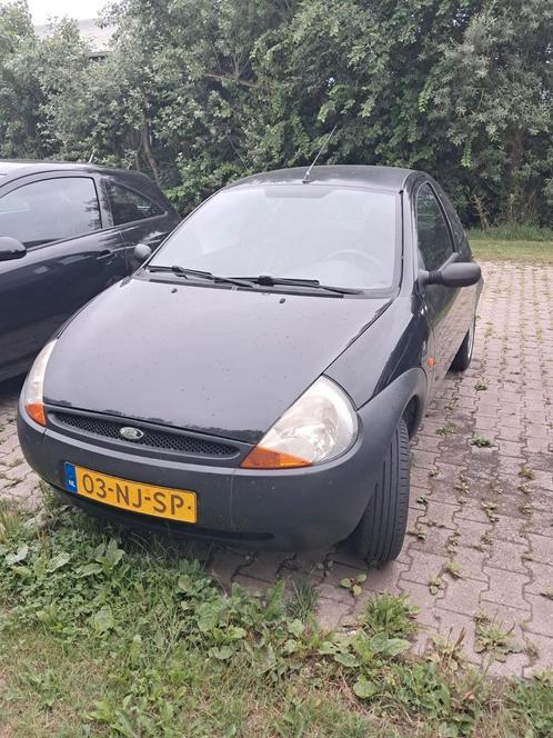 Ford Ka 1.3 I 44KW 2003 Zwart 106 303 km, Auto's, Ford, Particulier, Ka, Centrale vergrendeling, Elektrische ramen, Lichtmetalen velgen