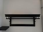 Wandkapstok, Zwart | Wall coat rack, black, Ophalen, Gebruikt