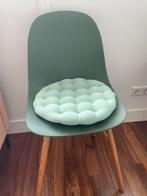 Groene Stoelen met Zitkussens - Set van 2, Huis en Inrichting, Woonaccessoires | Kussens, Ophalen, Zo goed als nieuw, Groen, Rond