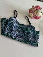 Sparkly sequin party top, Ophalen, Zo goed als nieuw, Zwart, Zonder mouw