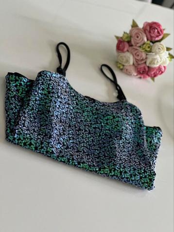 Sparkly sequin party top beschikbaar voor biedingen