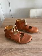 Stoere leren bruin half open schoenen veter Wolky! 40, Uitgeest, Wolky, Bruin, Tweedekansshop