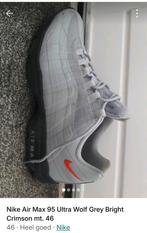Nike Air Max 95 Ul tra Wolf Grey Bright Crimson mt. 46, Kleding | Heren, Schoenen, Overige kleuren, Nike Air, Ophalen of Verzenden