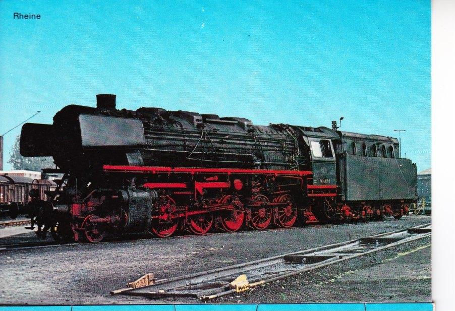 TREIN Rheine. Kaart + Puzzel van de kaart. 07-02, Ophalen of Verzenden, 1960 tot 1980, Ongelopen, Utrecht