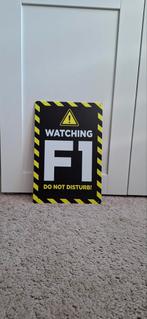 F1, Formule 1 - Do Not Disturb Bord, Nieuw!, Ophalen of Verzenden, Nieuw